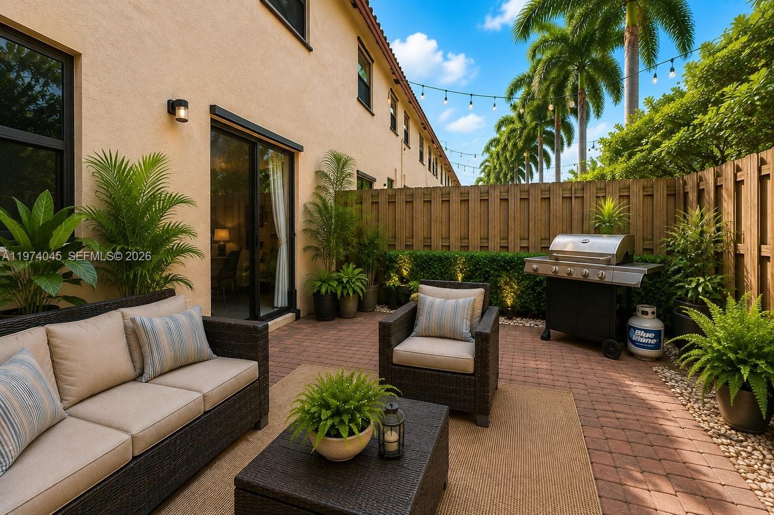 AI image of patio