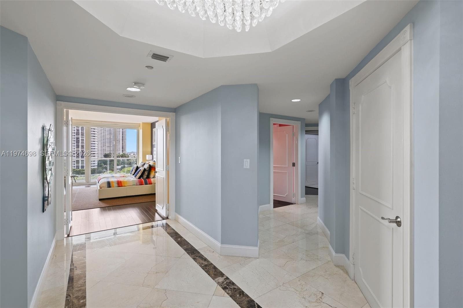Hallway leading to the third and fourth bedrooms