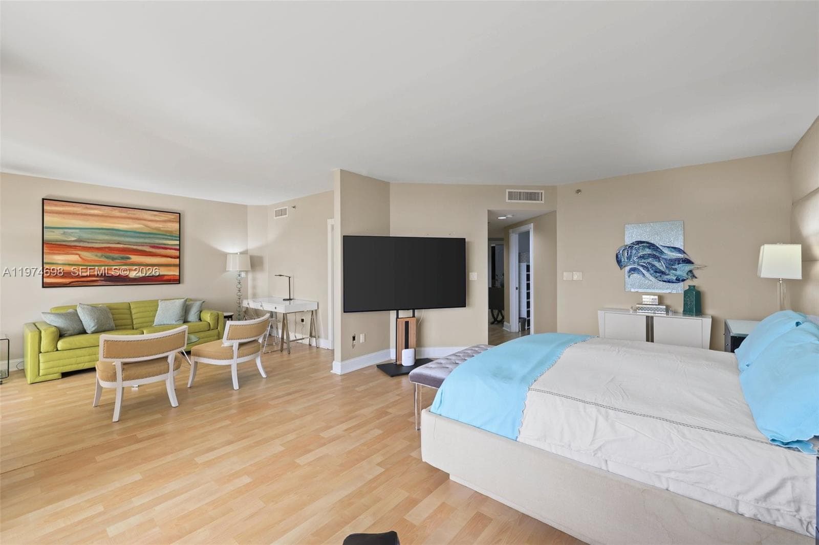 Expansive Primary Suite with dedicated lounge area