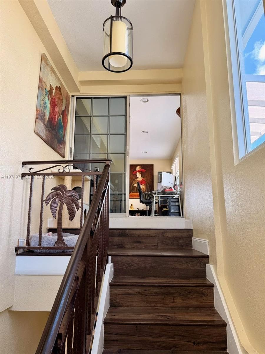Beautiful Wood Stairs to second floor
