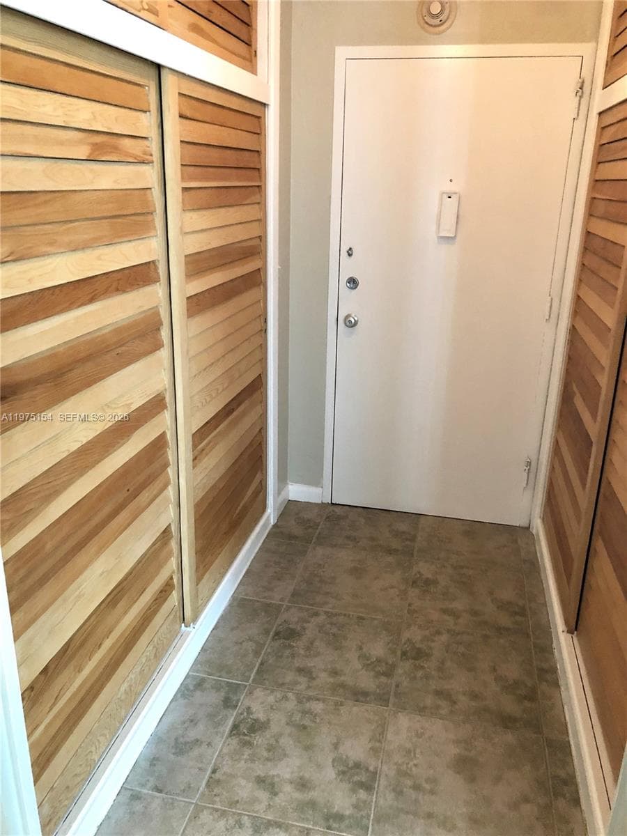 Entrance to kitchen (furniture not included)