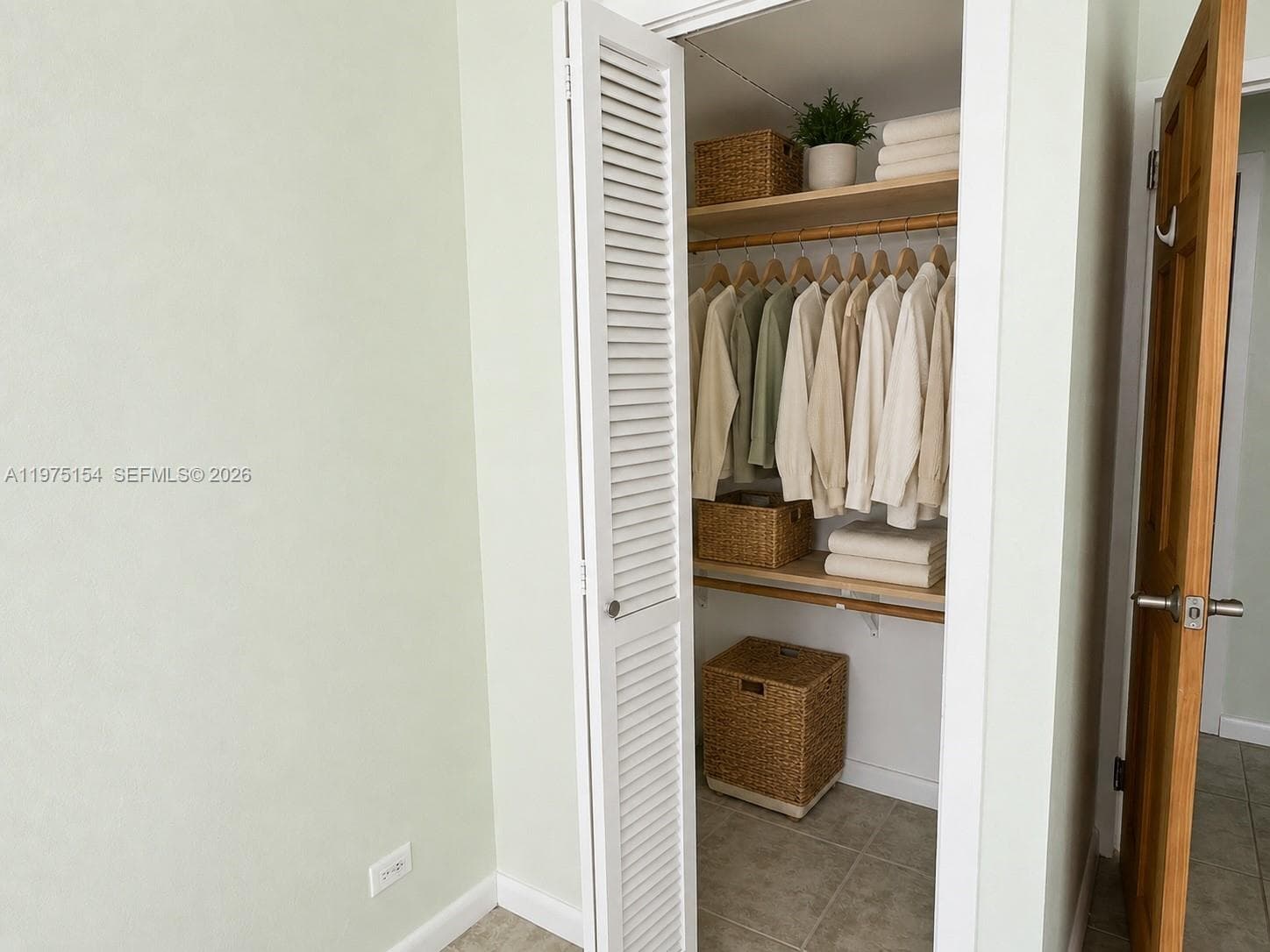 Closet (furniture not included)