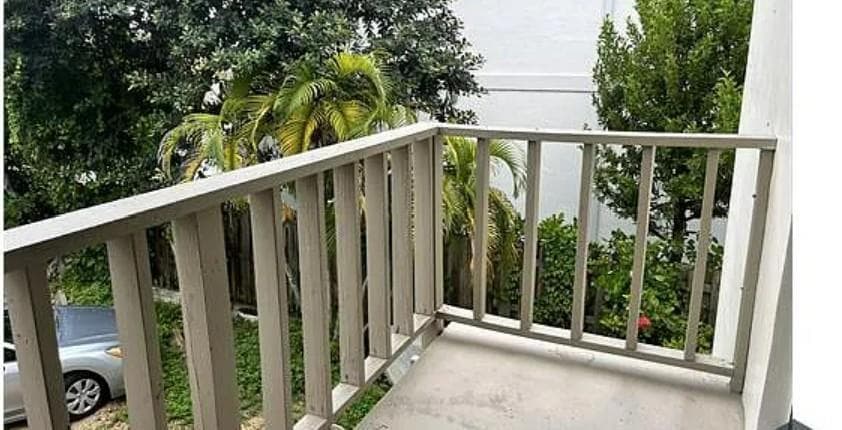 North facing Balcony
