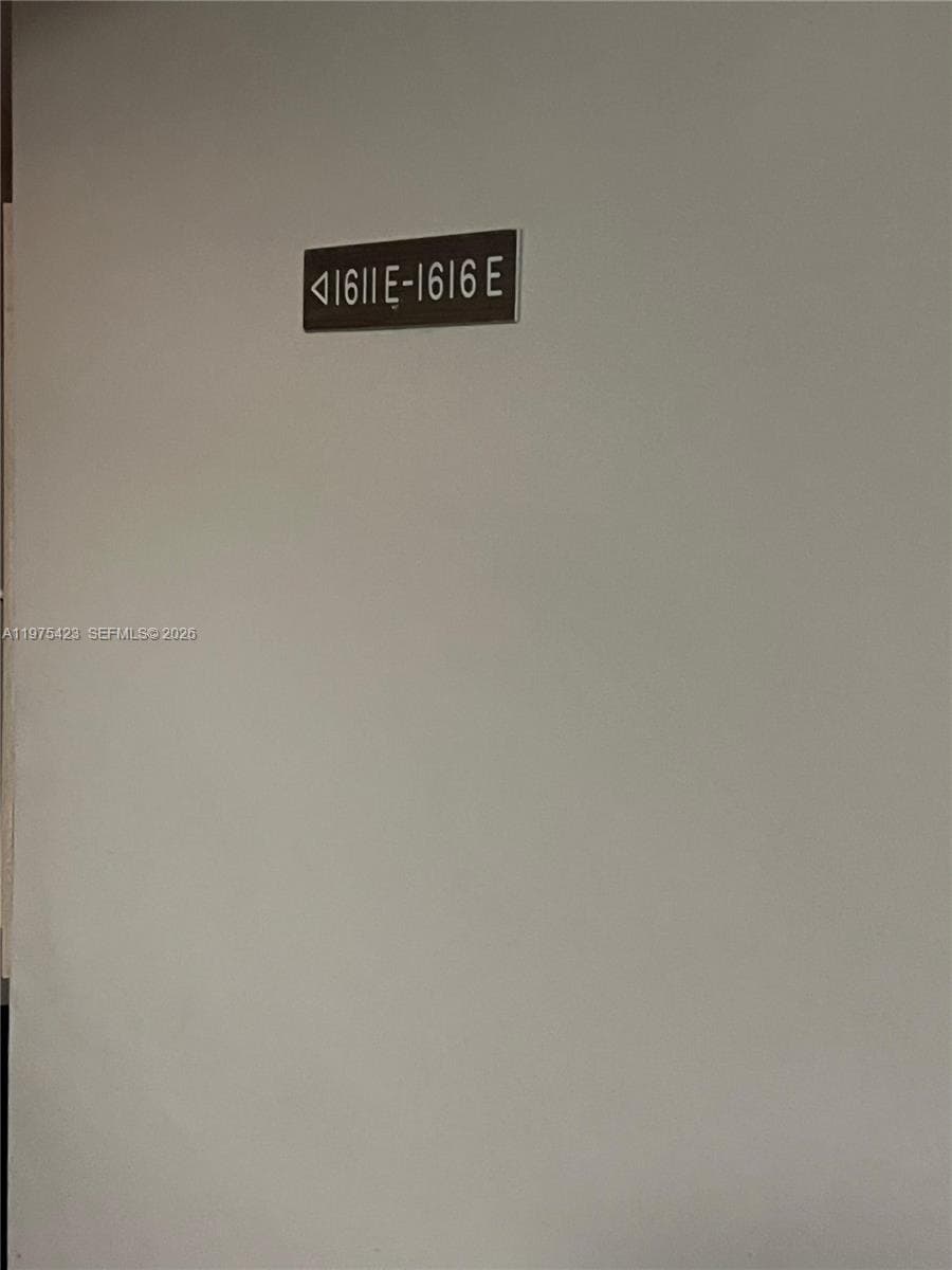 Sign on the floor