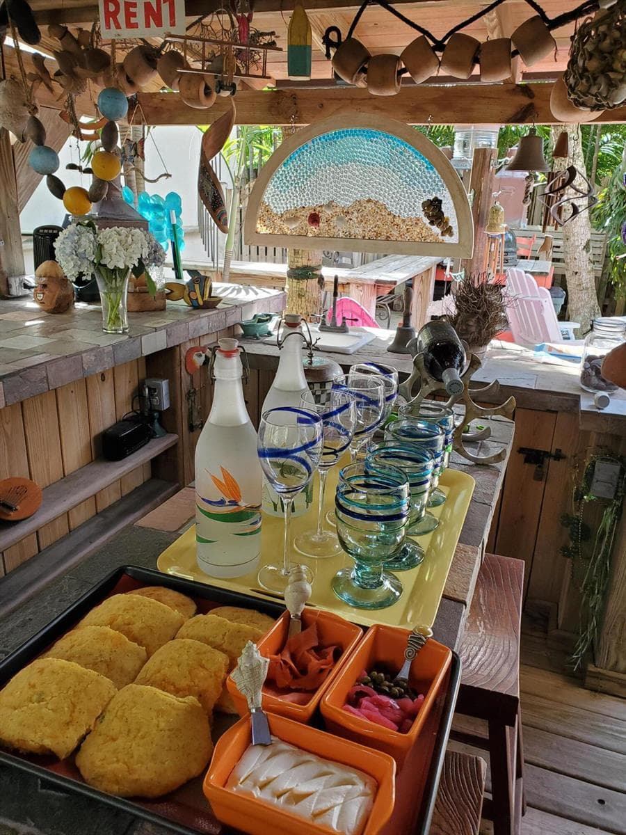 Breakfast in the Tiki Bar