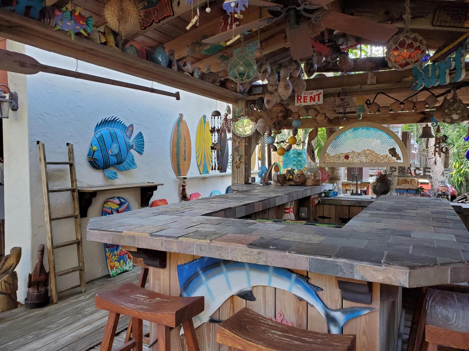 Tiki Bar for guests