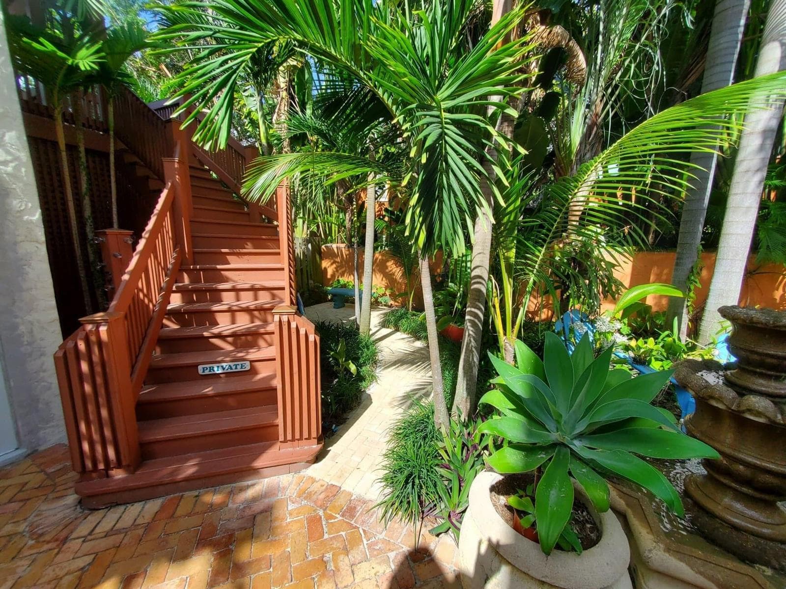 Private Stairs to Unit