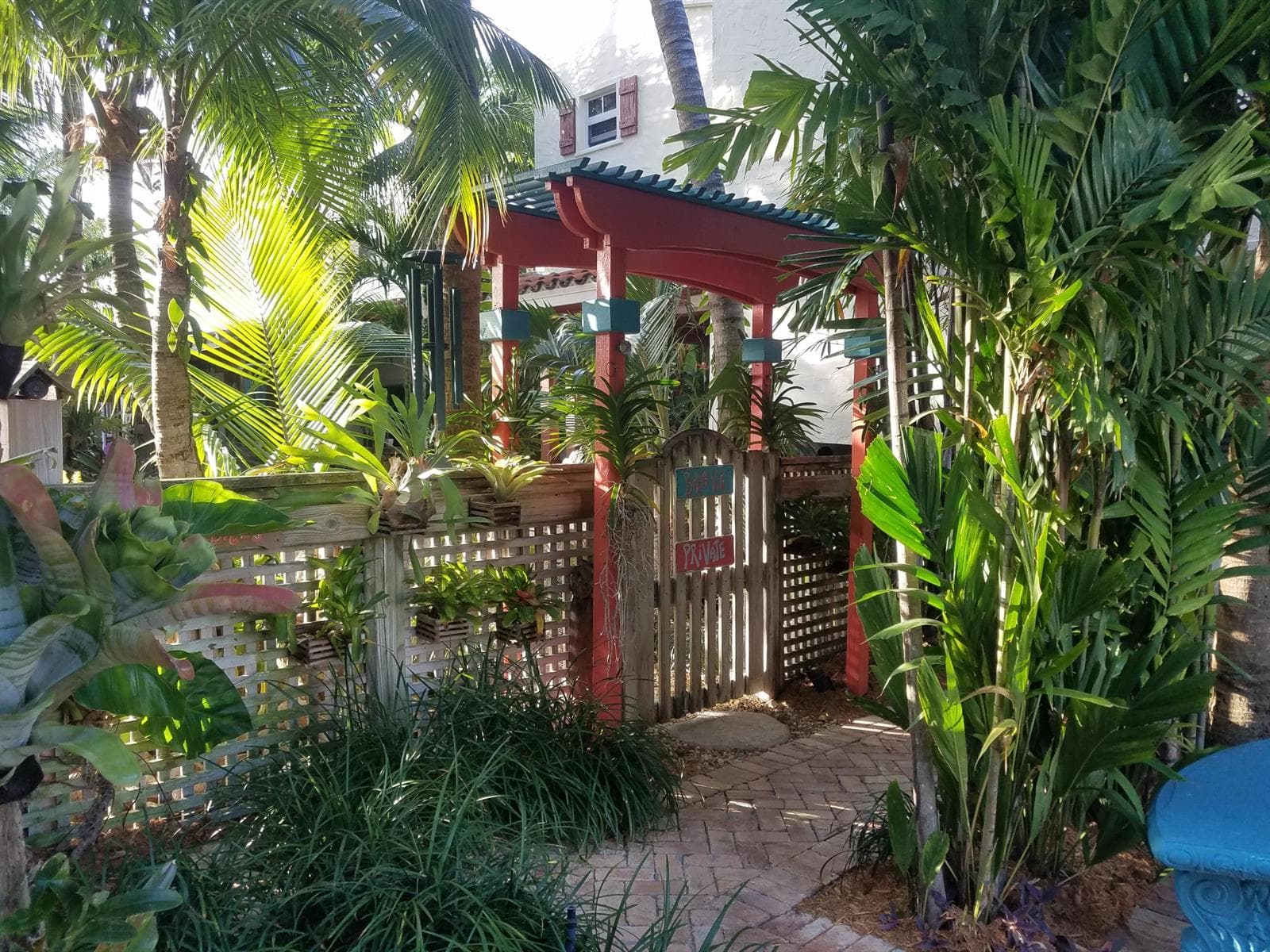 Pergola Entry to Property
