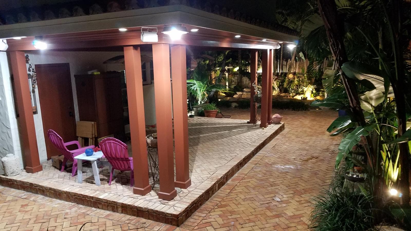 Property at night