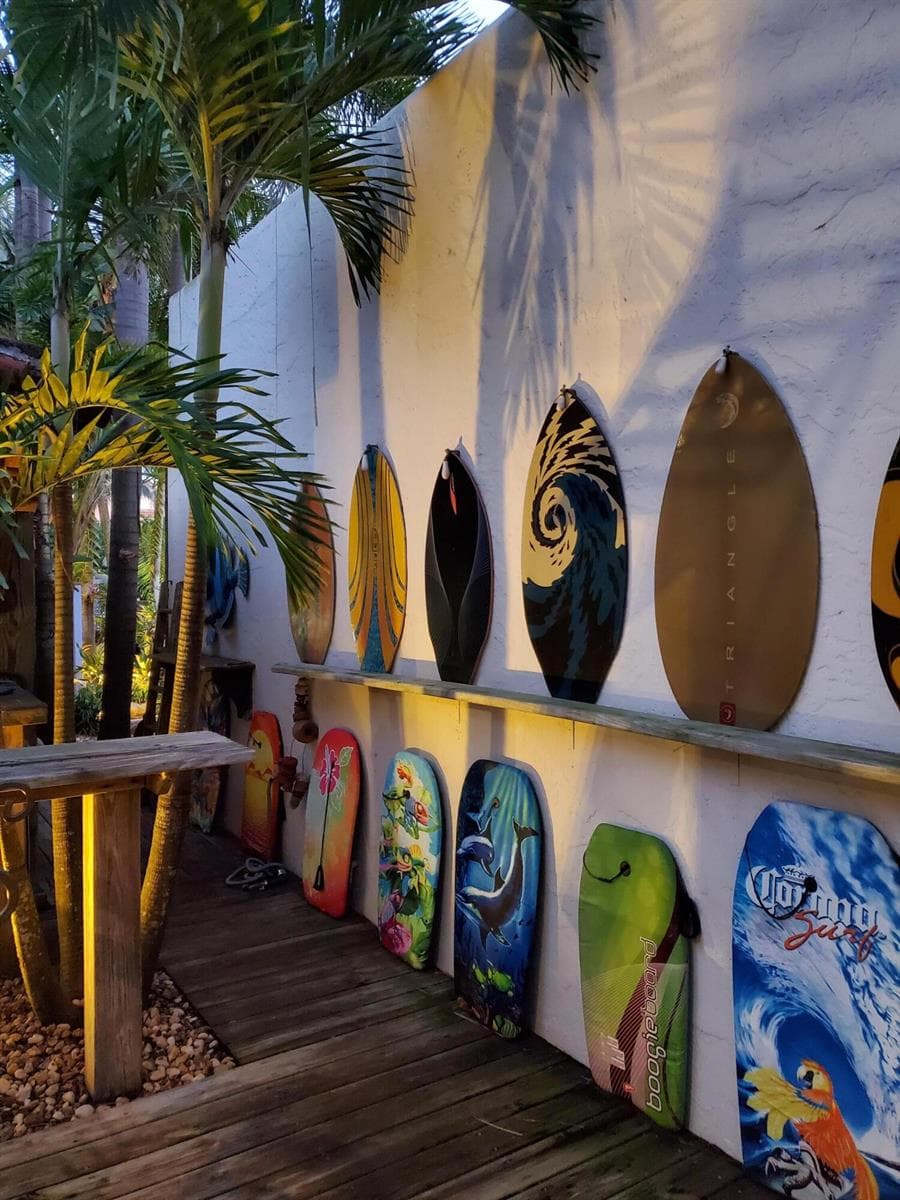 Surf Board collection at tiki