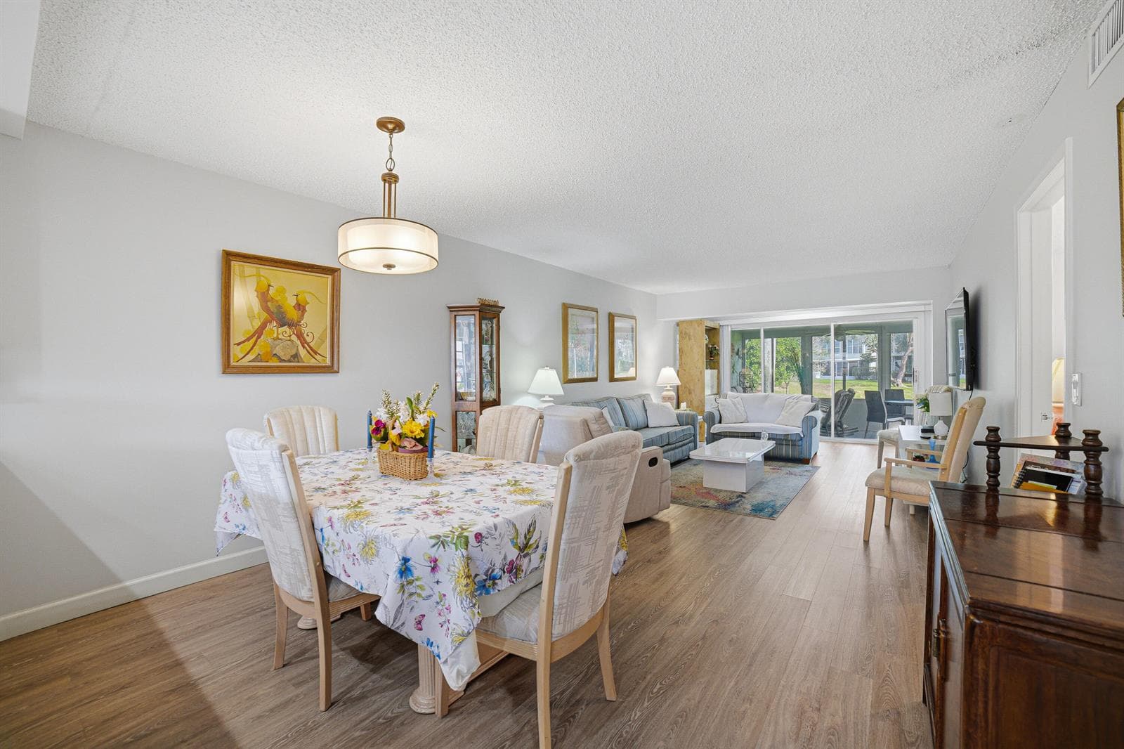 Dining and Living Areas