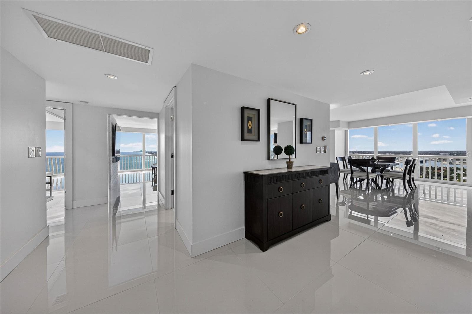Hallway to Living Area