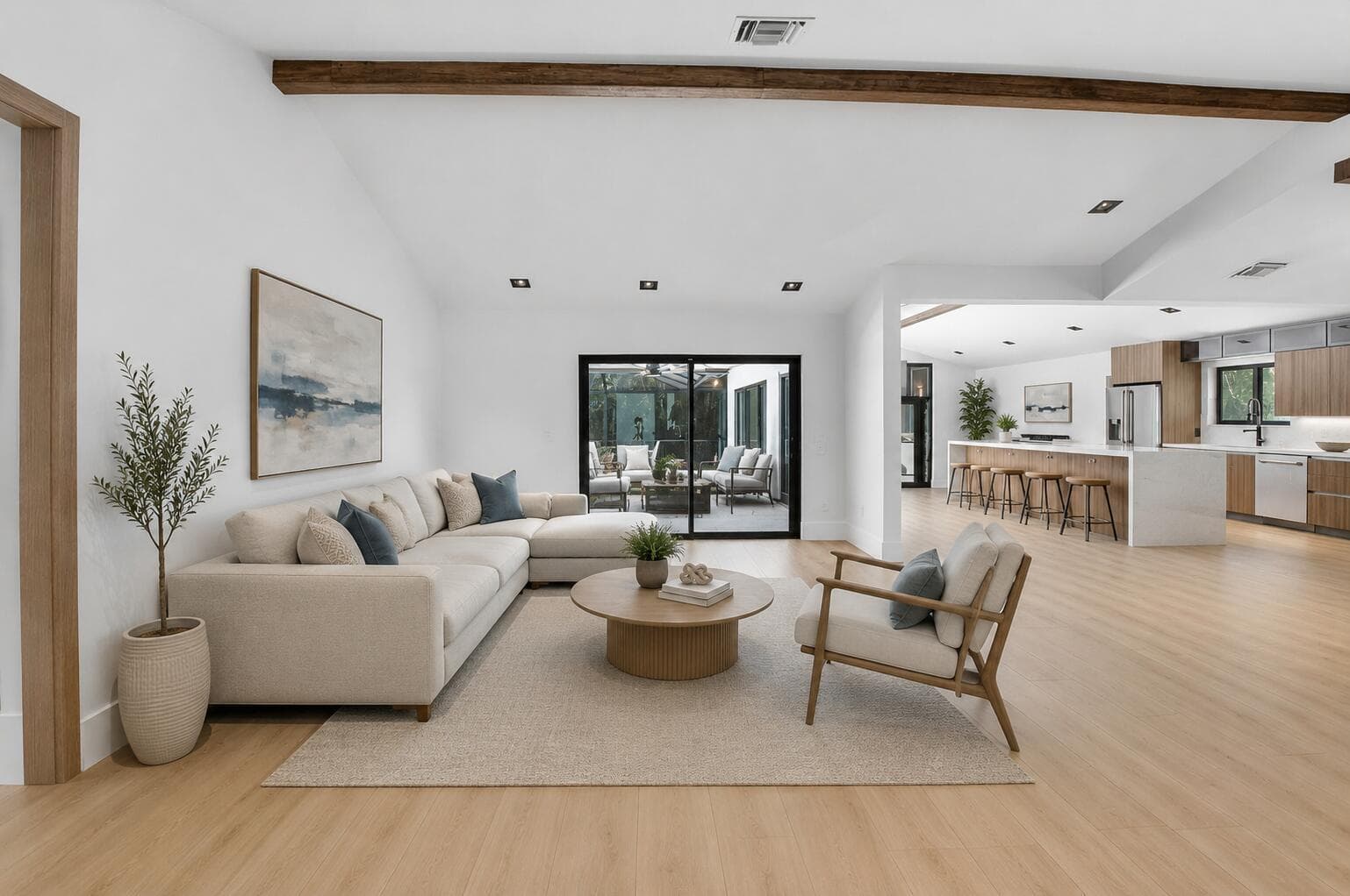Living Room Virtually Staged