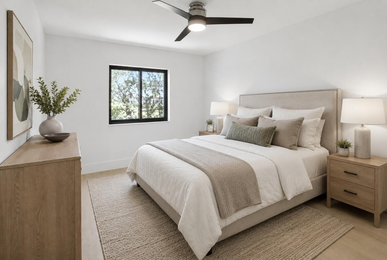 Guest Bedroom 1 Virtually Staged