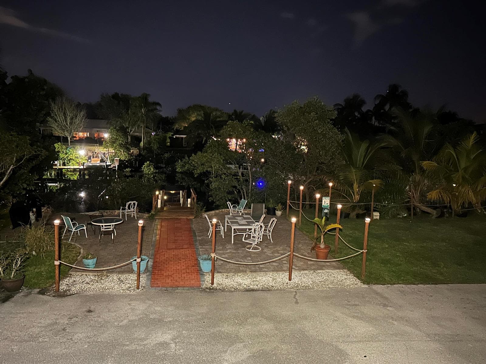 20- Backyard at night I