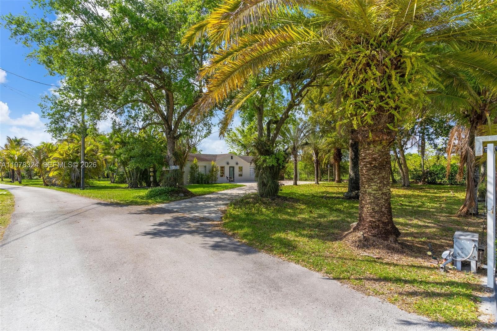 Driveway to Property
