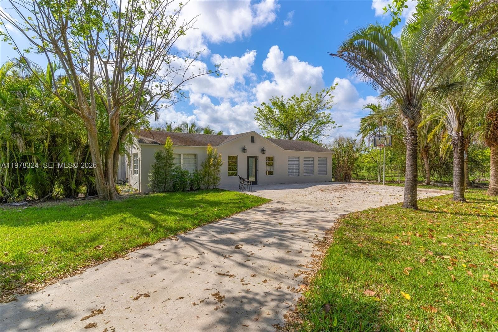 Driveway to Main Home