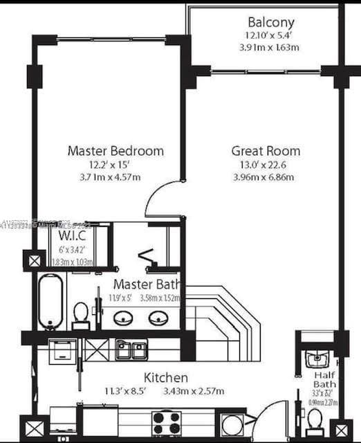 Unit floor plan