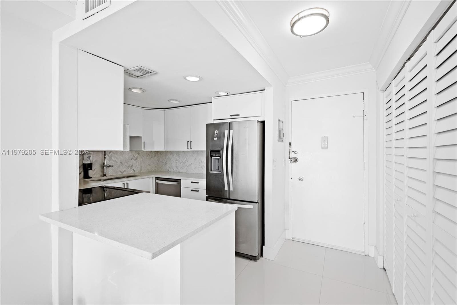 Open concept kitchen