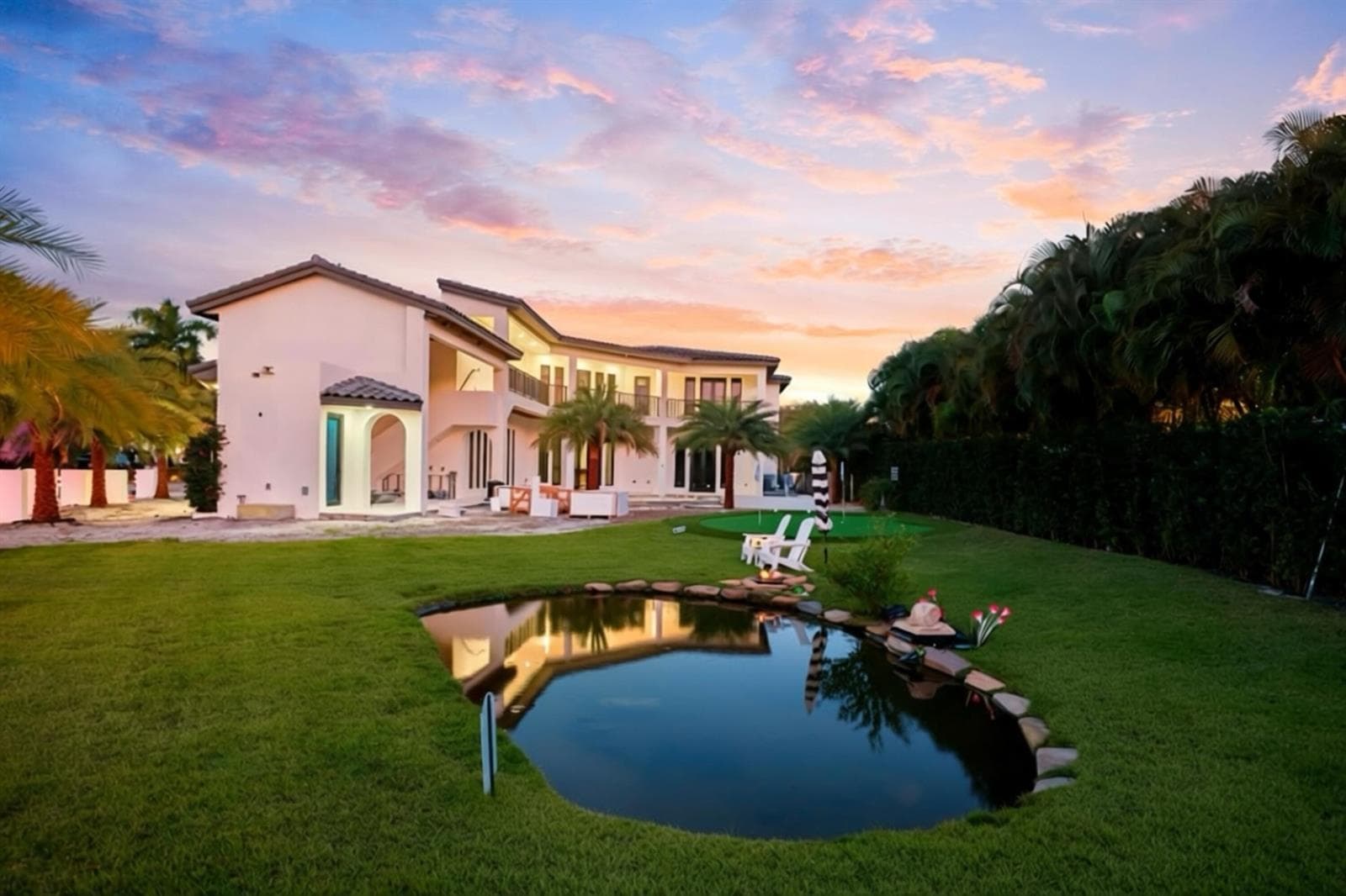 Backyard Sunset