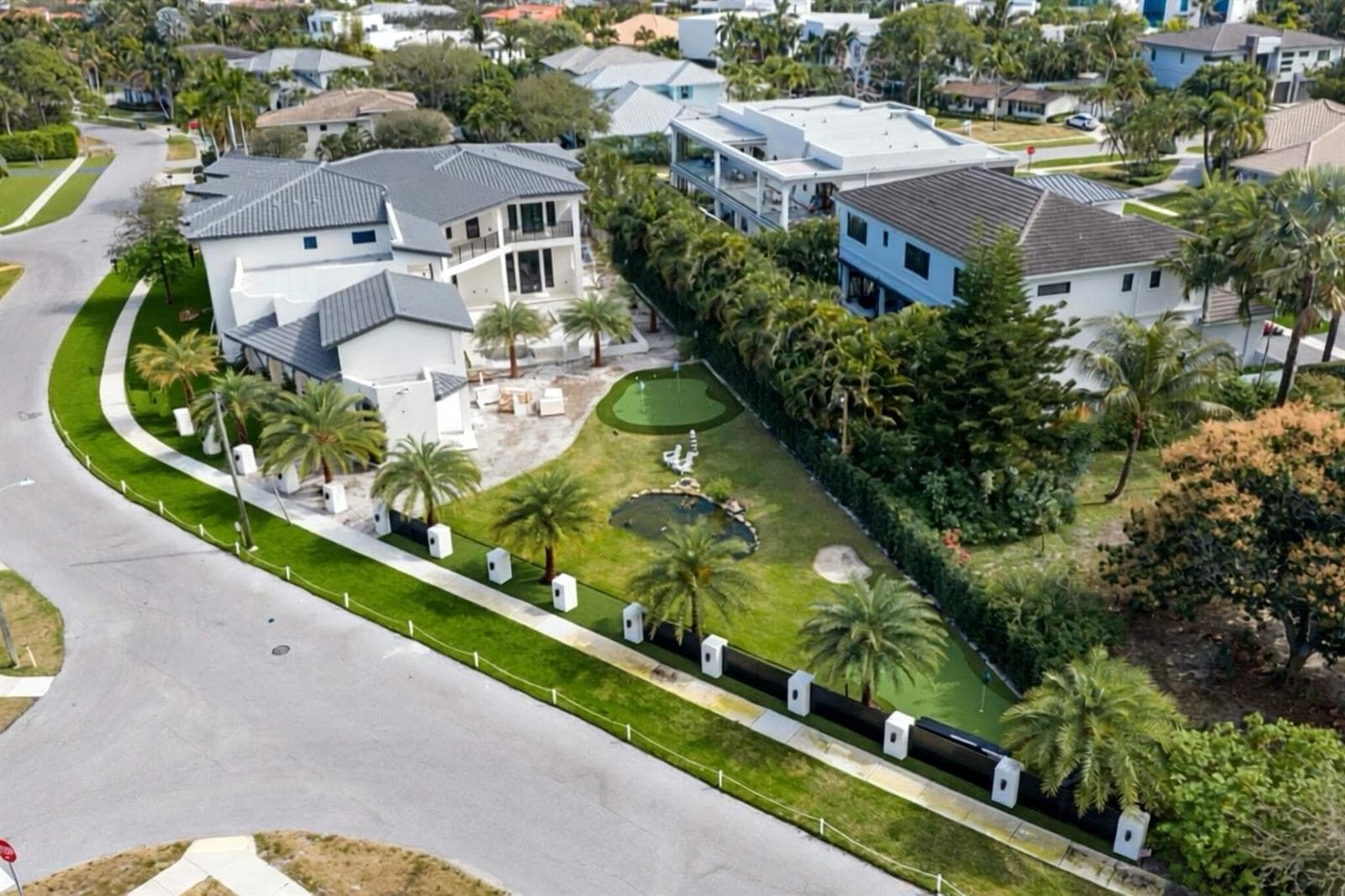 Aerial Backyard View