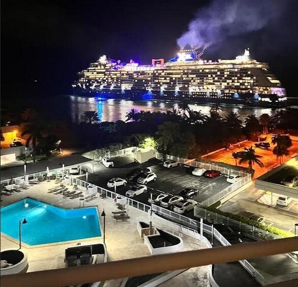 From the balcony