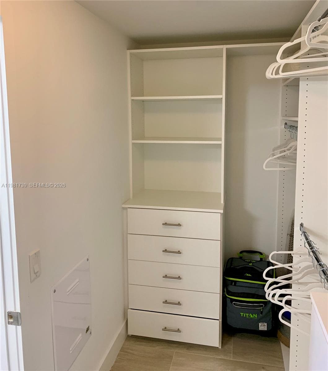 Master closet