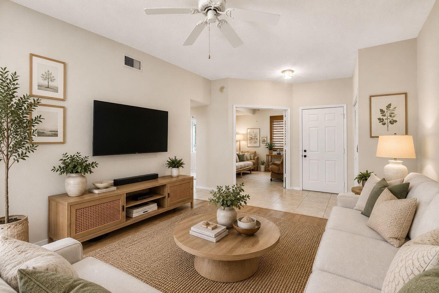 Virtually Staged Living Room 2