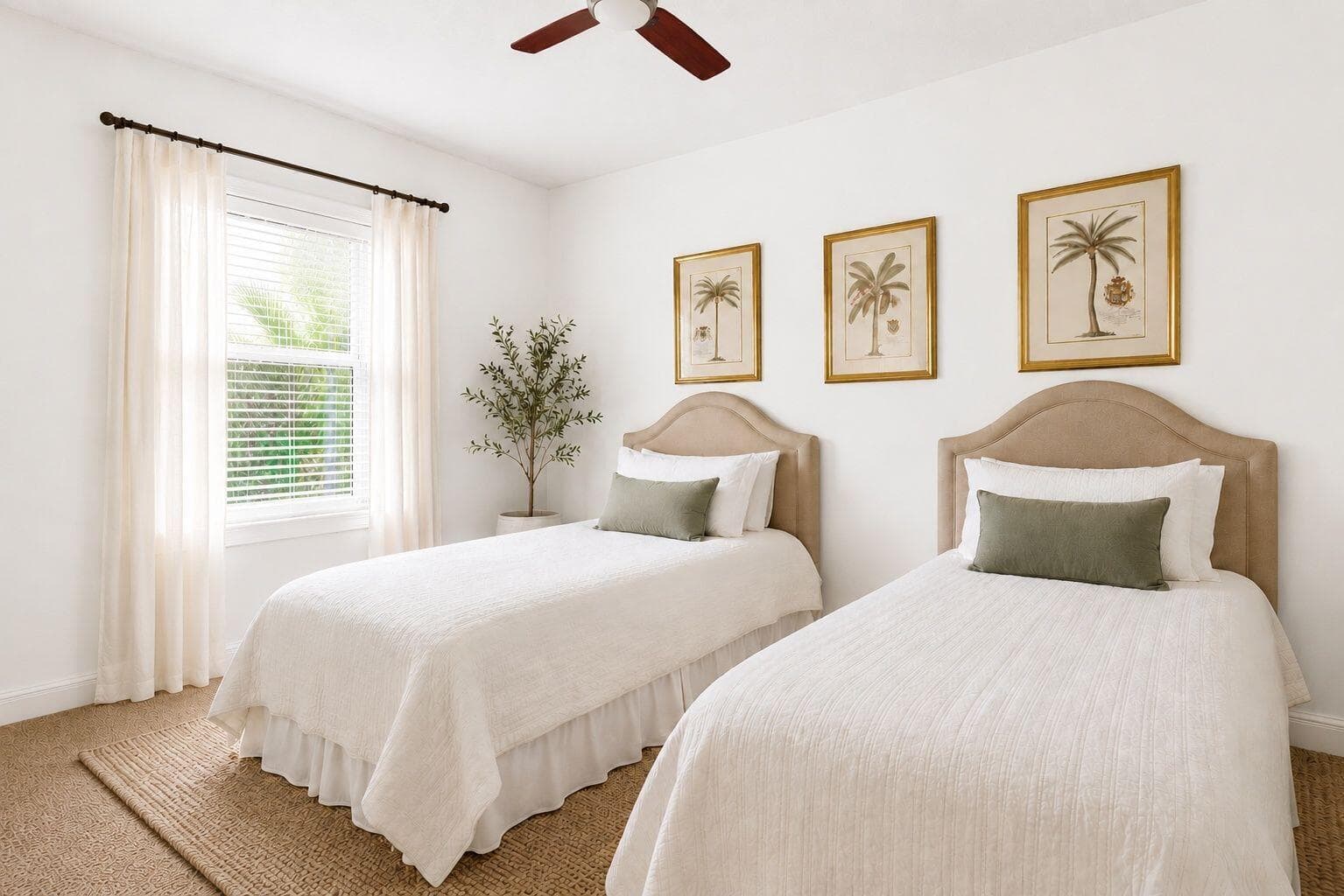 Virtually Staged 2nd Bedroom