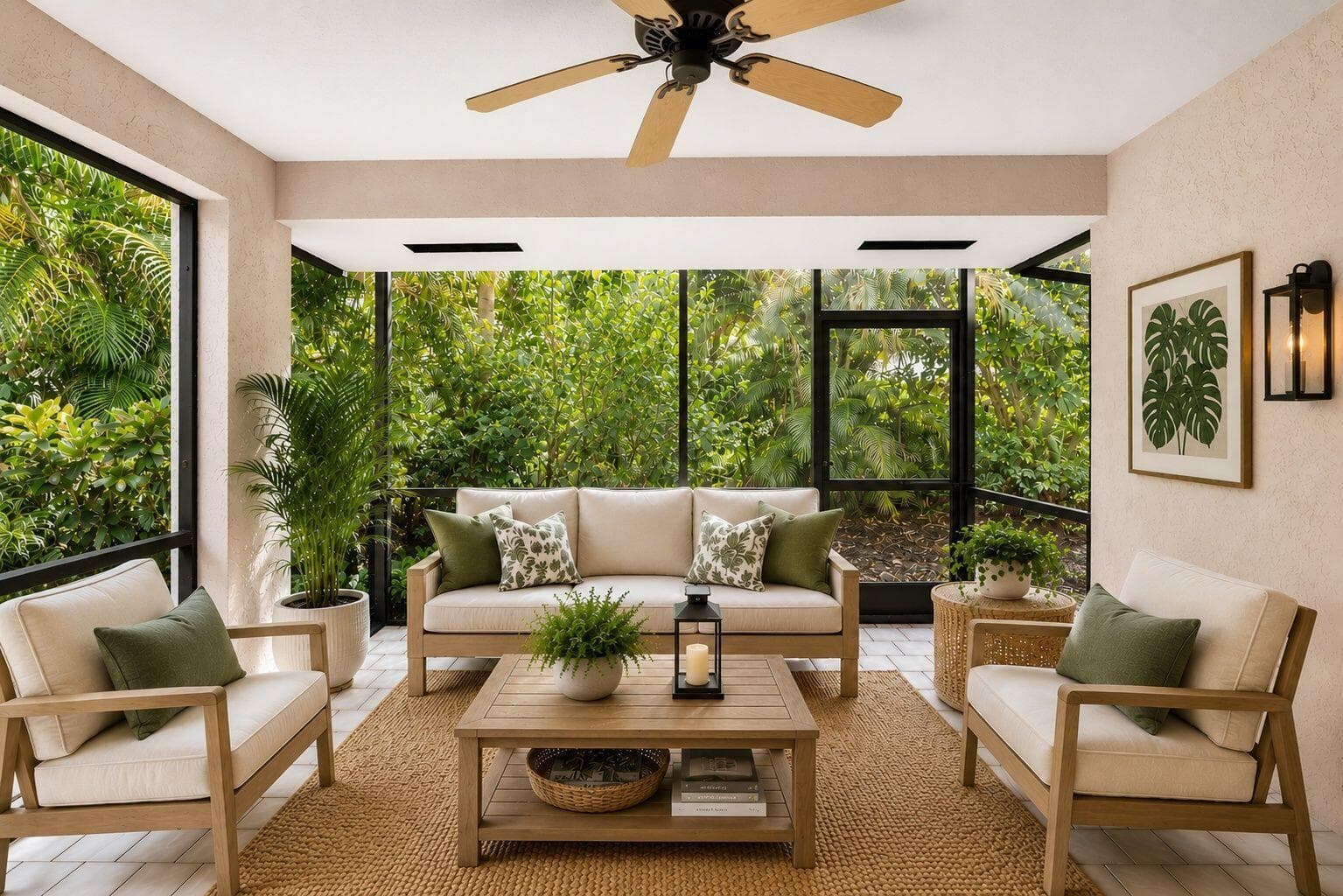 Virtually Staged Patio