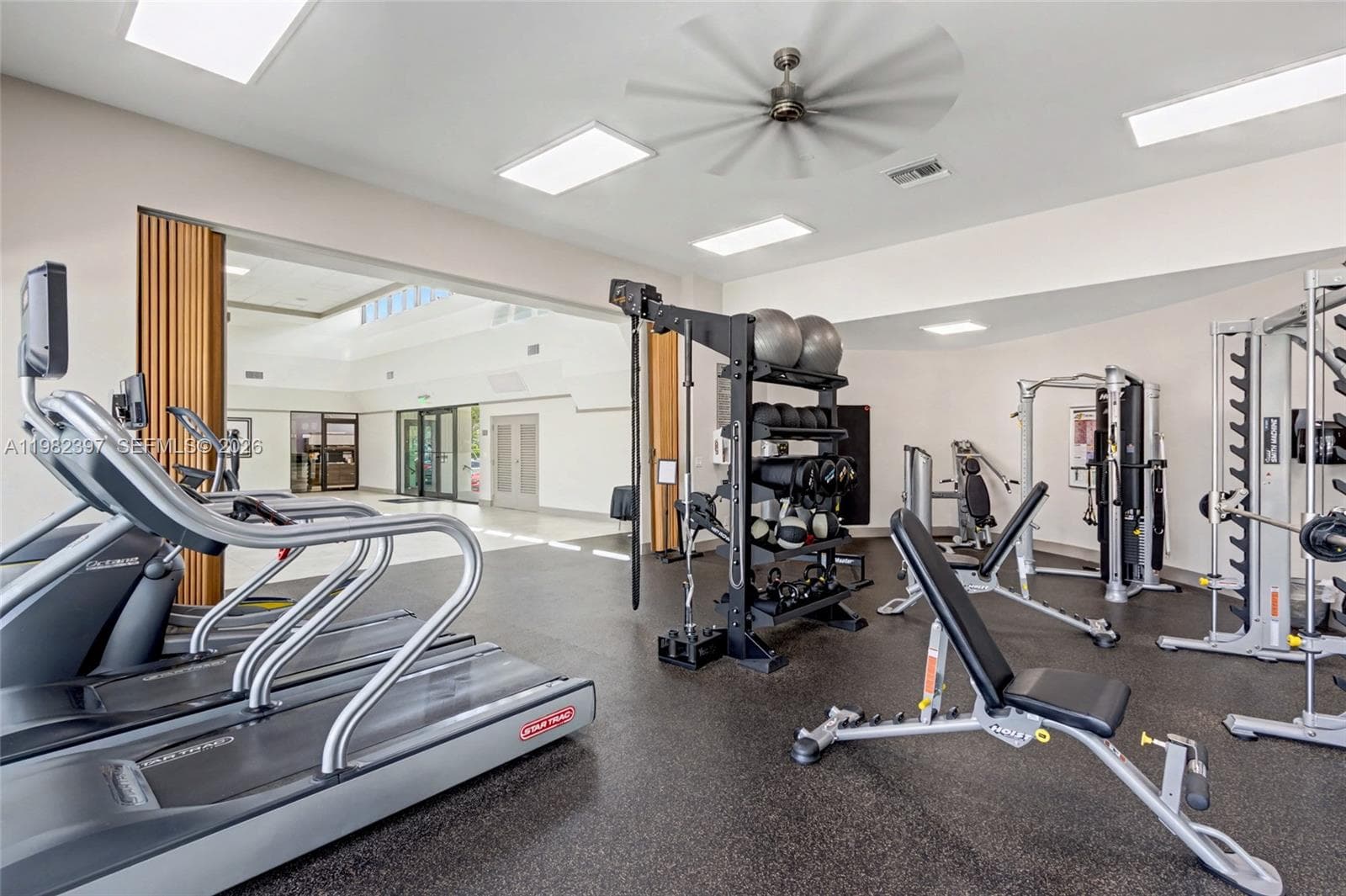 Gym in commnity center