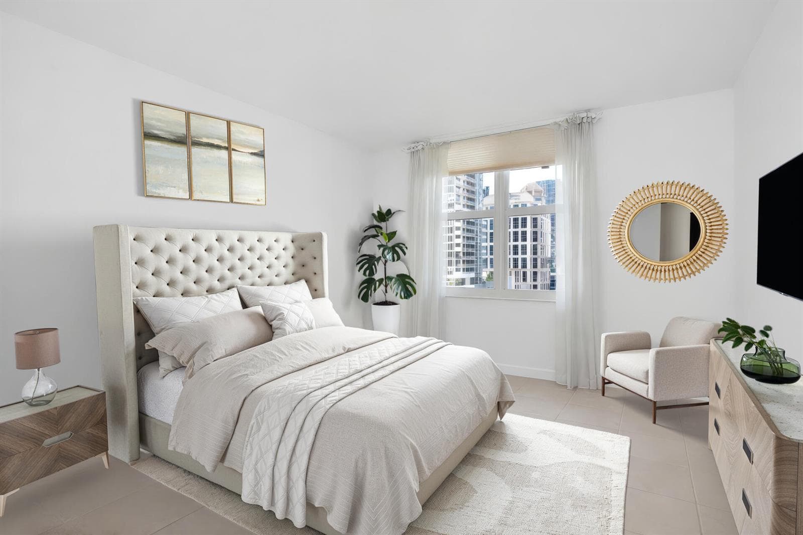 VIRTUALLY ALTERED - Primary Bedroom