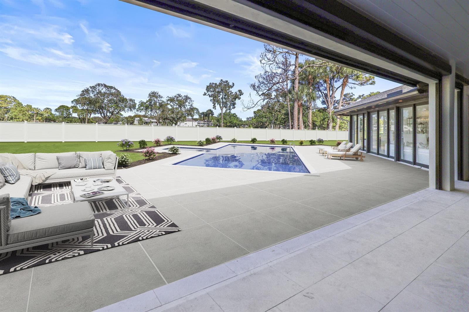 Rendering of Completed Pool in Process