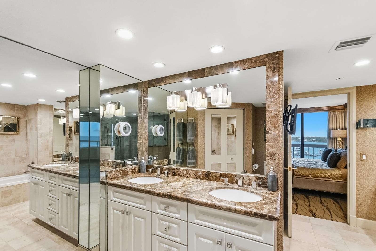 Primary Bathroom Dual Vanity