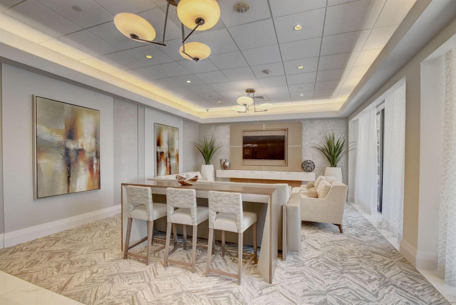 Clubhouse room