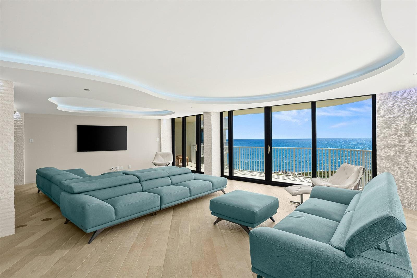 Entertainment Room with Ocean Views