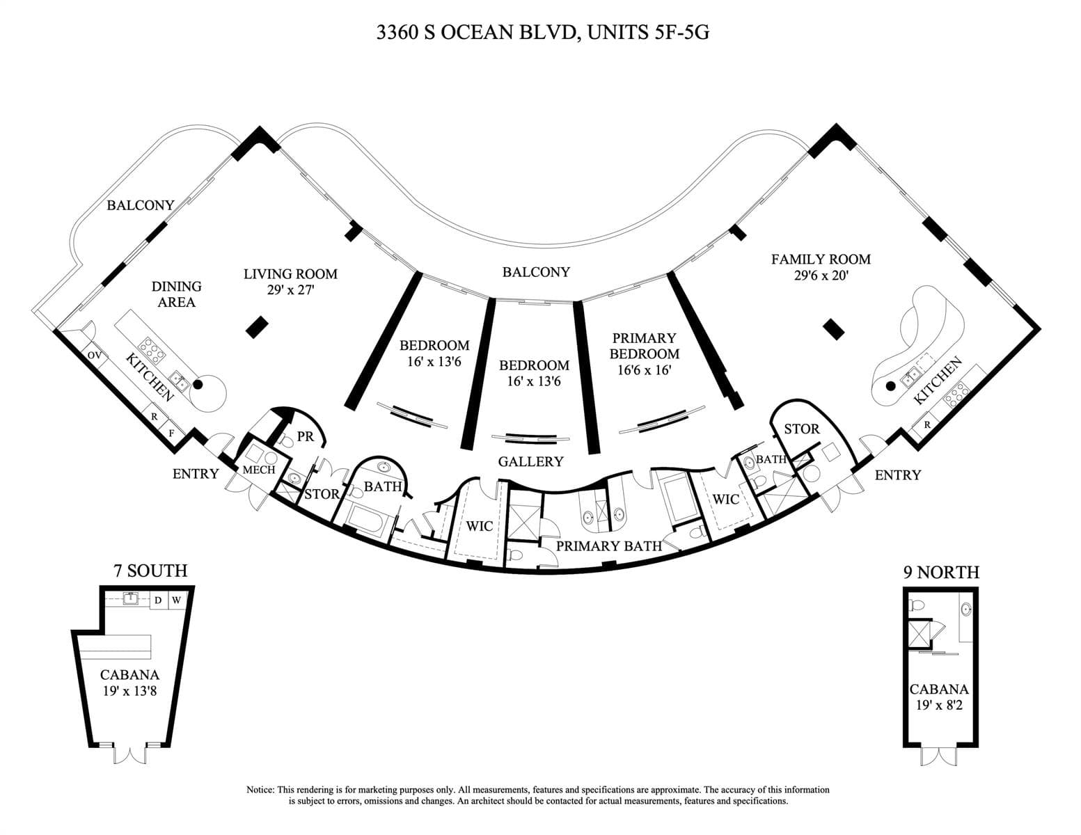 3360 S OCEAN BLVD, UNITS 5F-5G