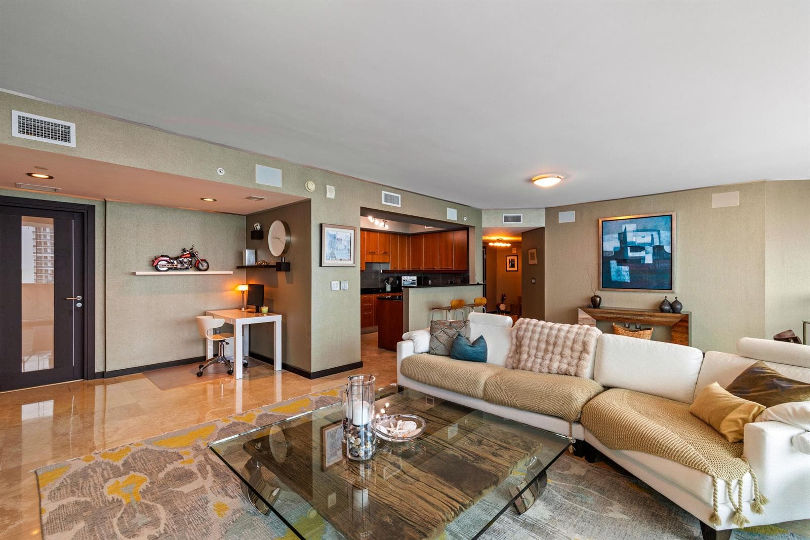 OP 3105 COUCH KITCHEN AND FOYER