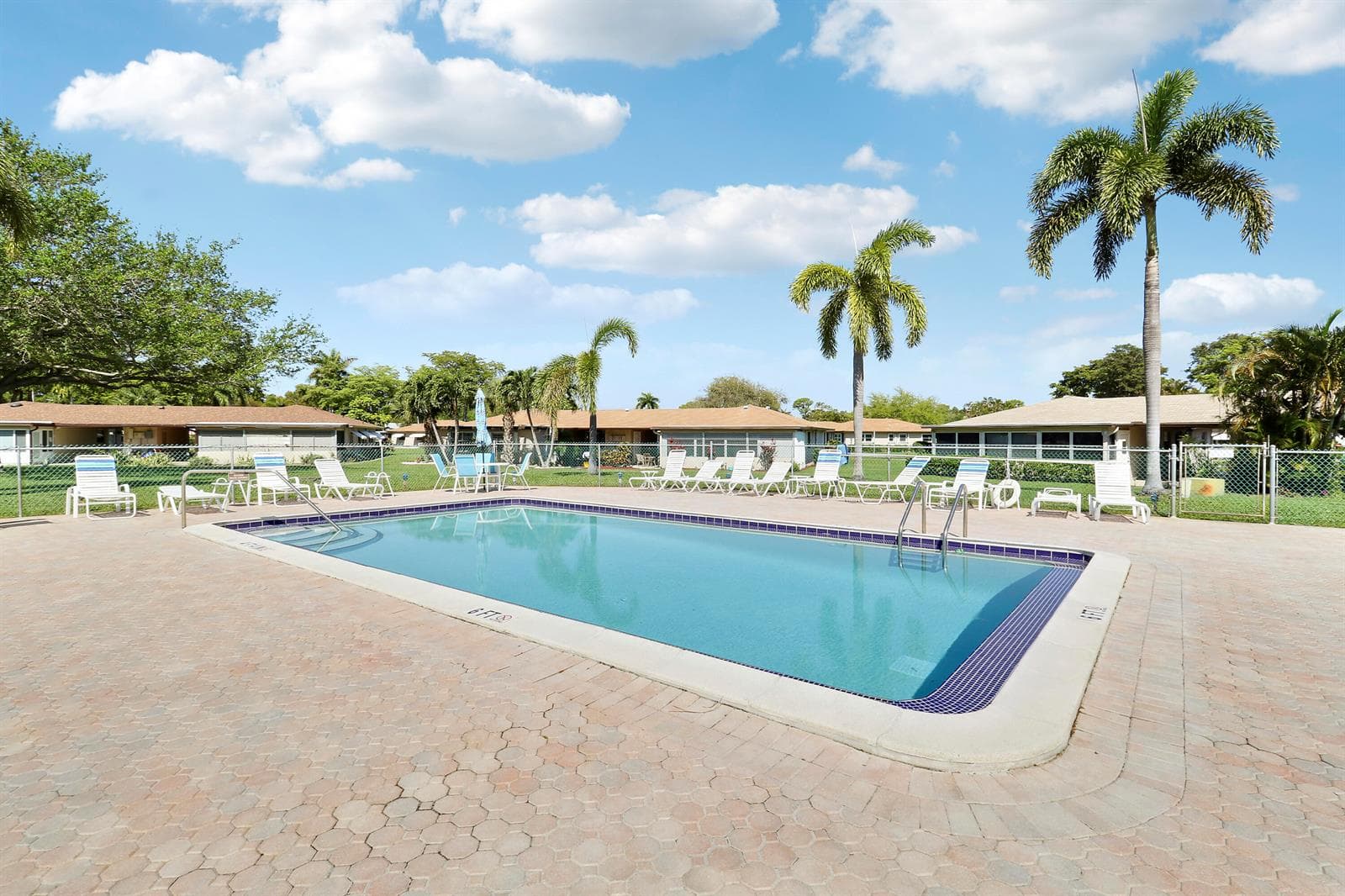 Steps to the Community Pool
