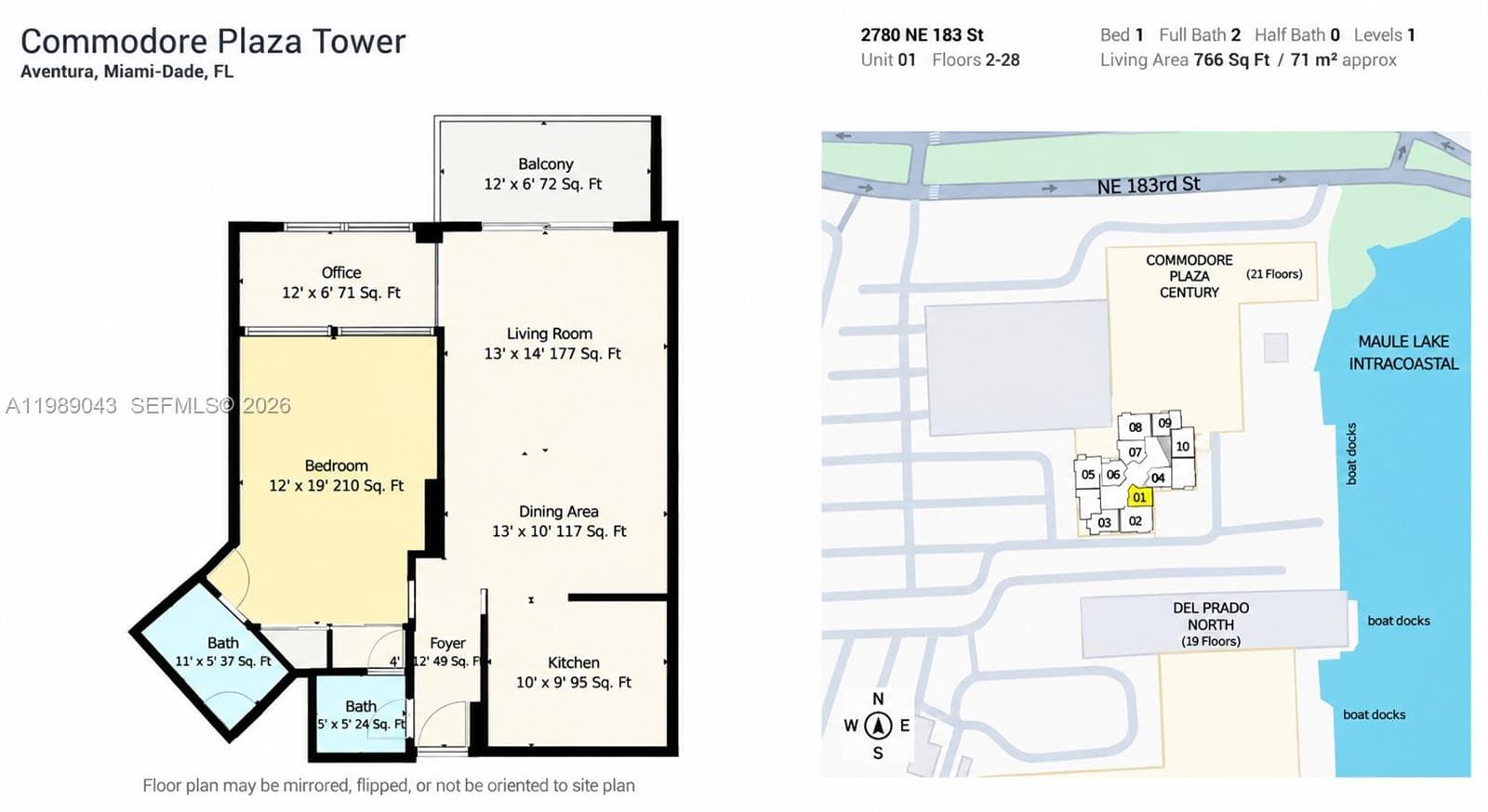 COMMODORE PLAZA SOUTH · #1201 in Aventura - Photo 12