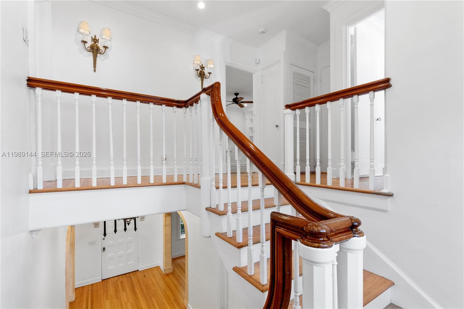 Stairs to second floor
