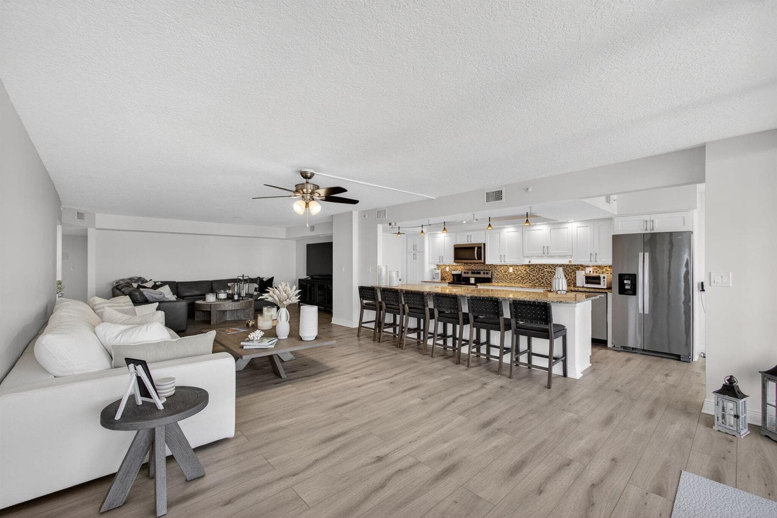 open floor plan