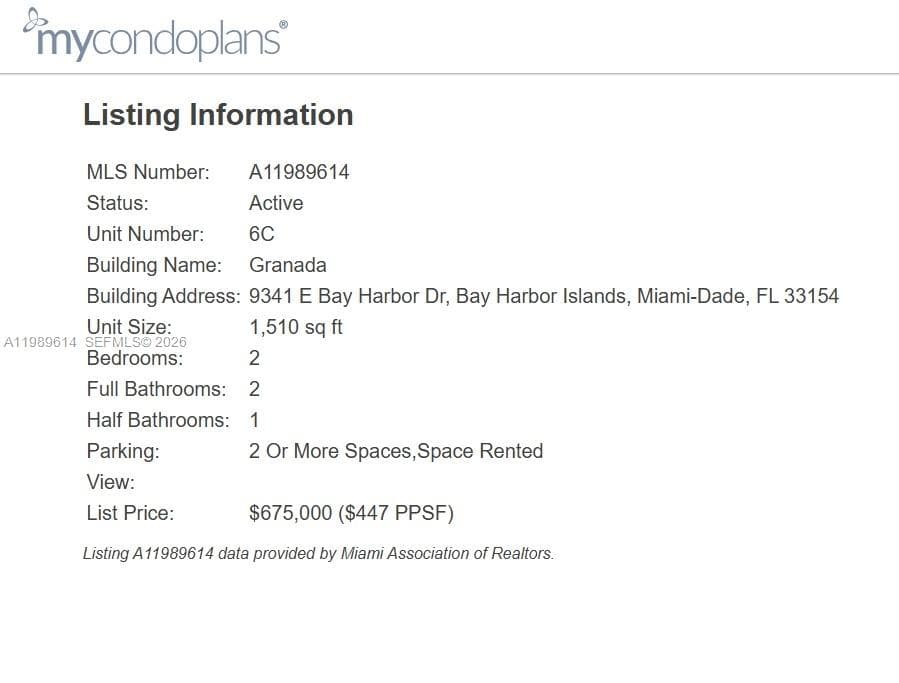 Granada · #6C in Bay Harbor Islands - Photo 26