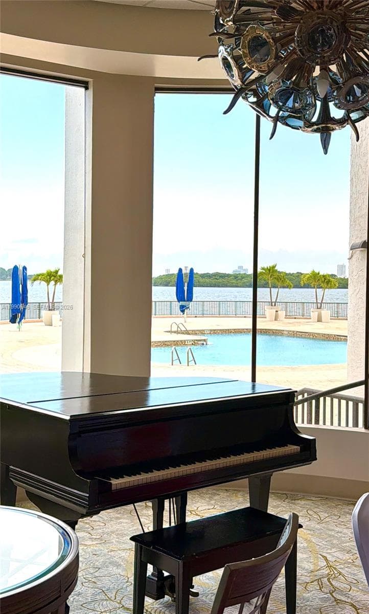Piano at the party area