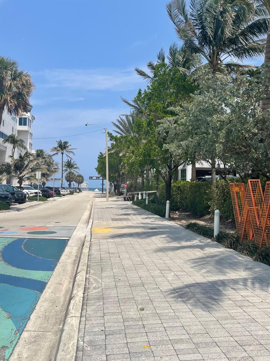view to beach