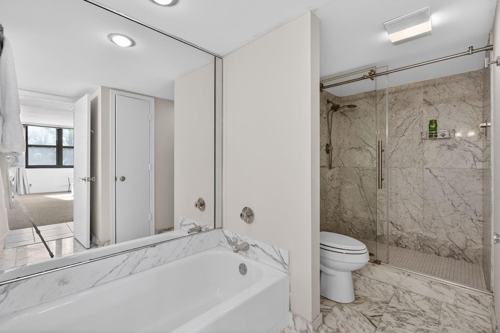 Primary Bath Tub & Shower
