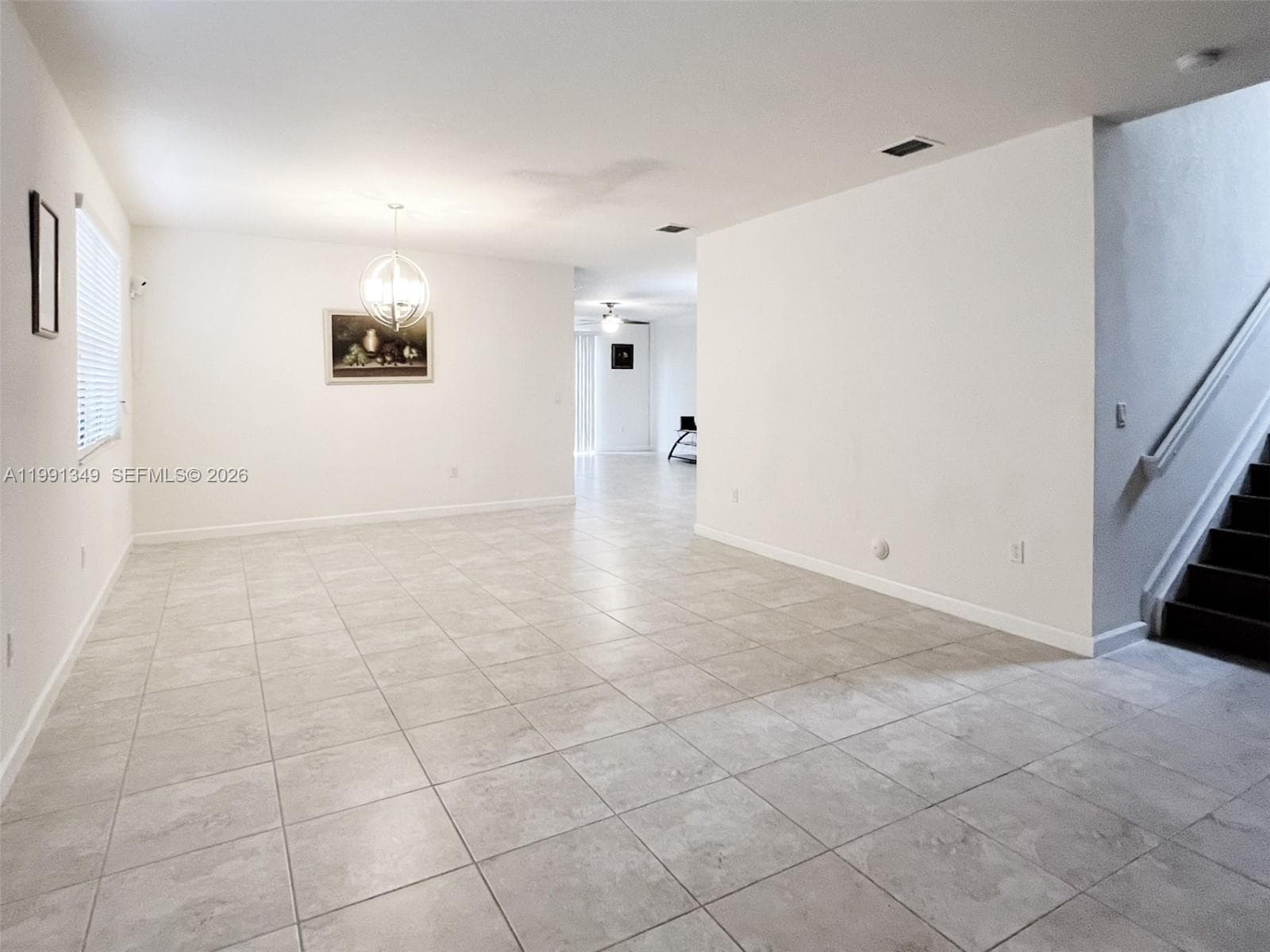 Living Room and Dining Room View