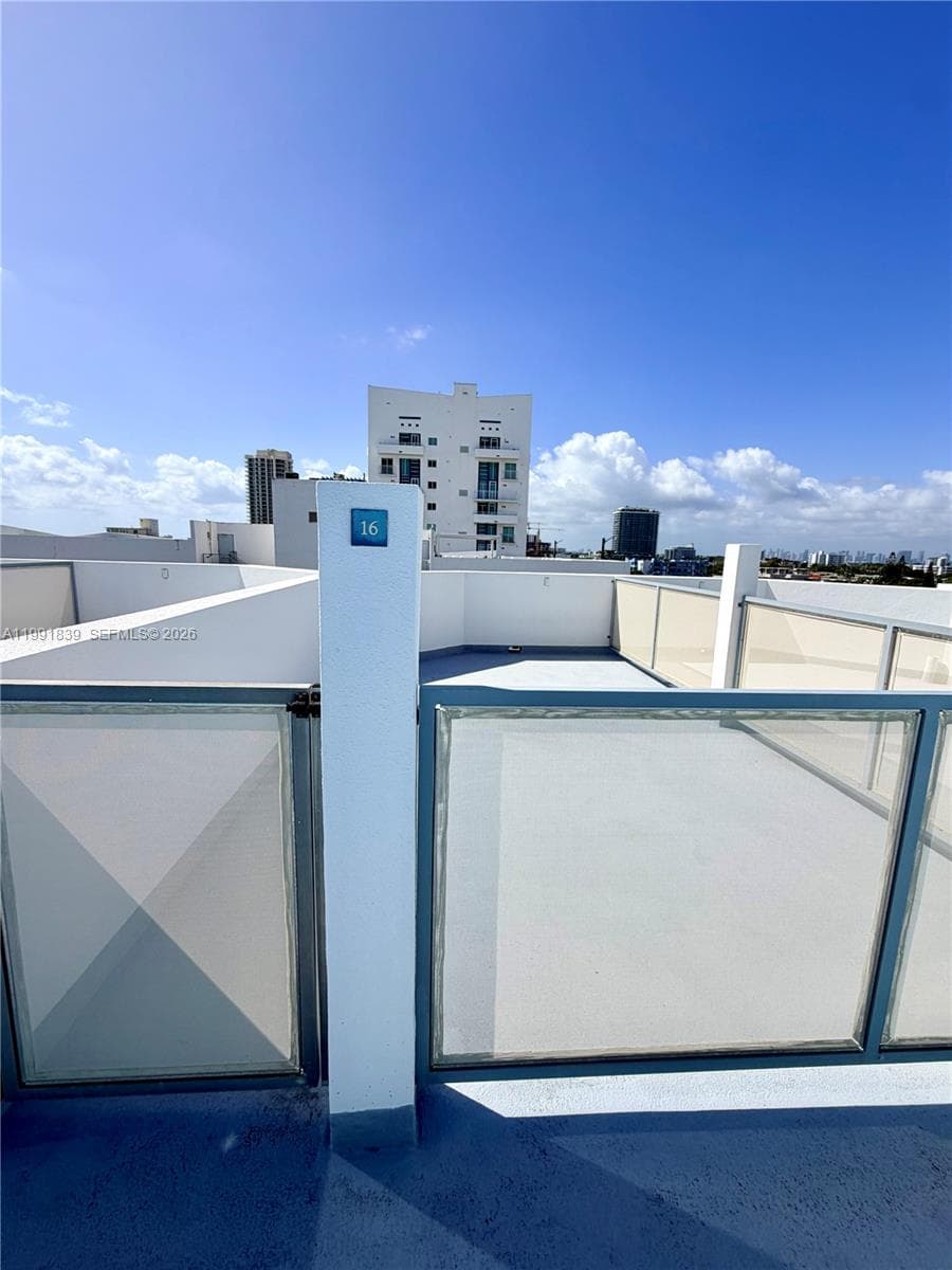 Private deck assigned to unit # 16