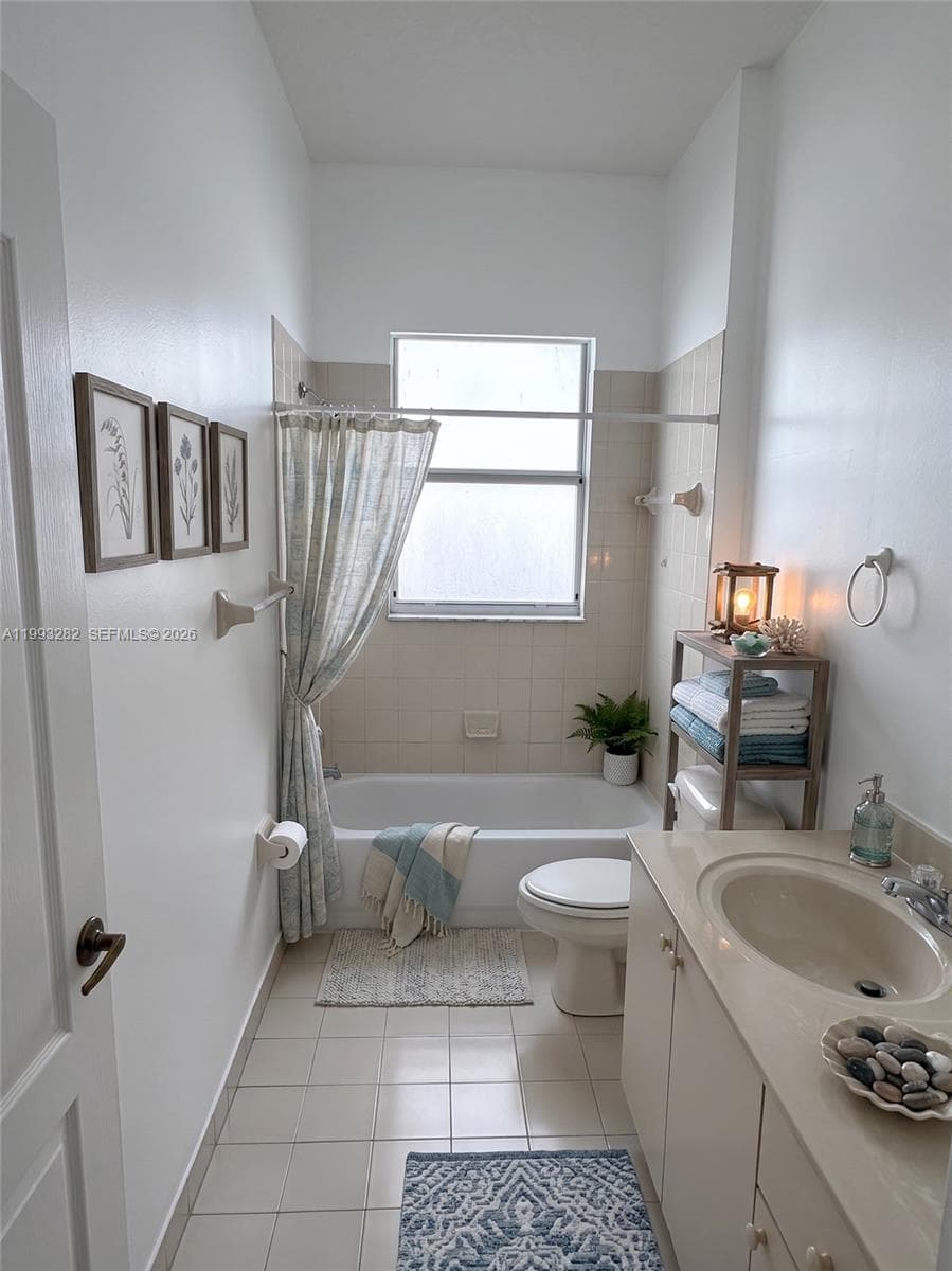 Virtually Staged Guest Bathroom
