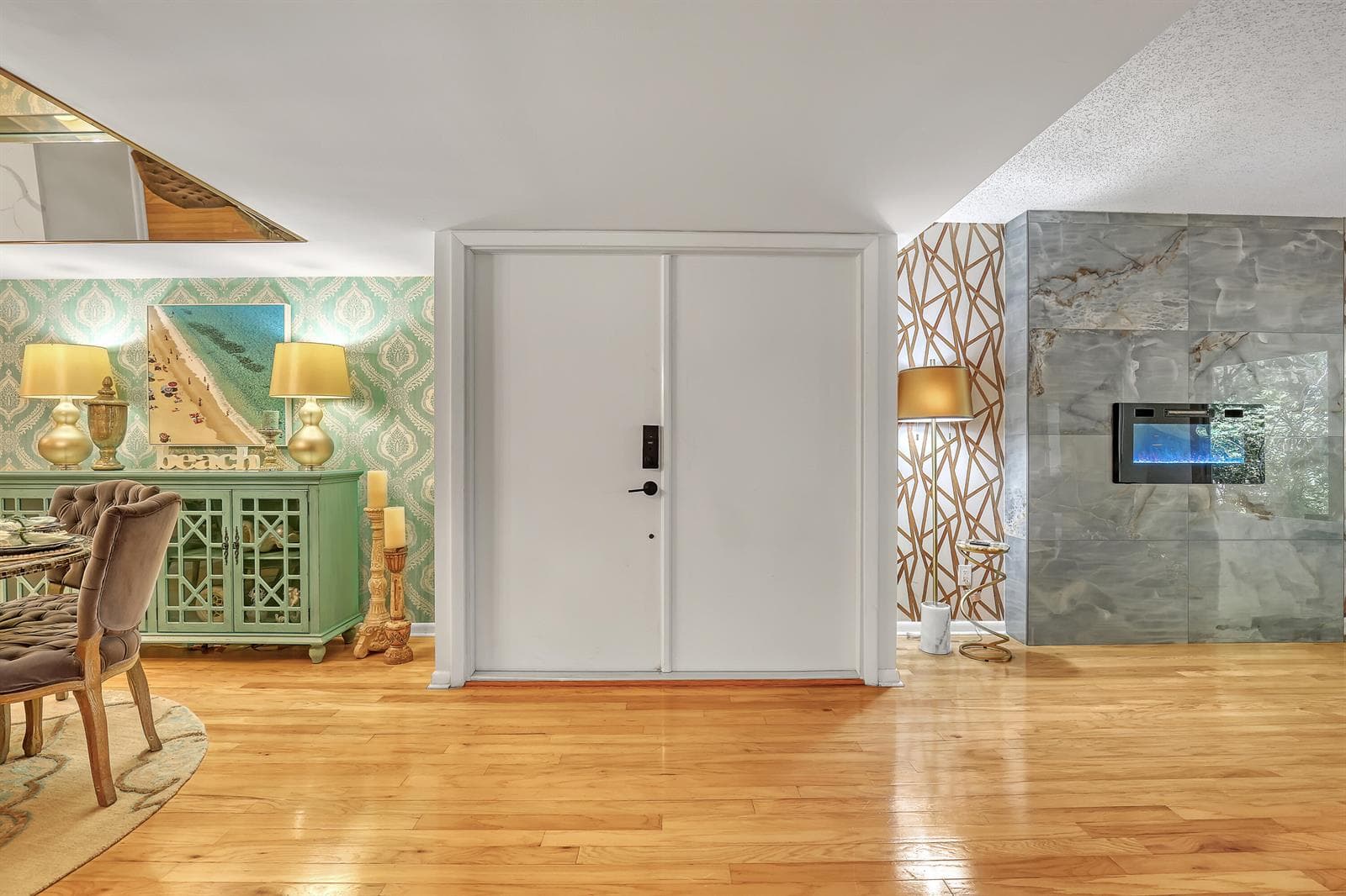 Double front doors